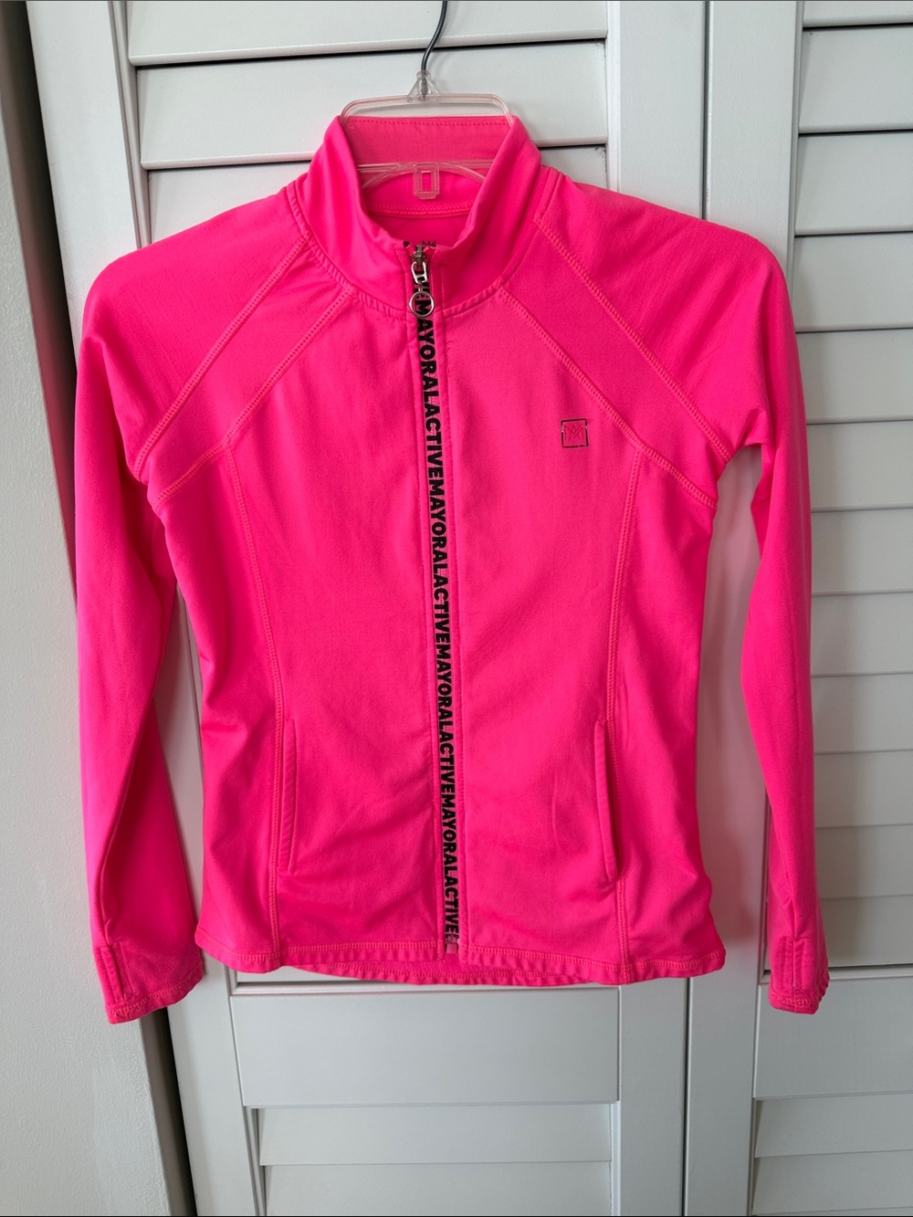 Kids Active Zip-Up Jacket in Hot Pink